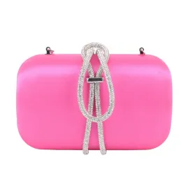 1481 - Rhinestone Decor Clutch Bag