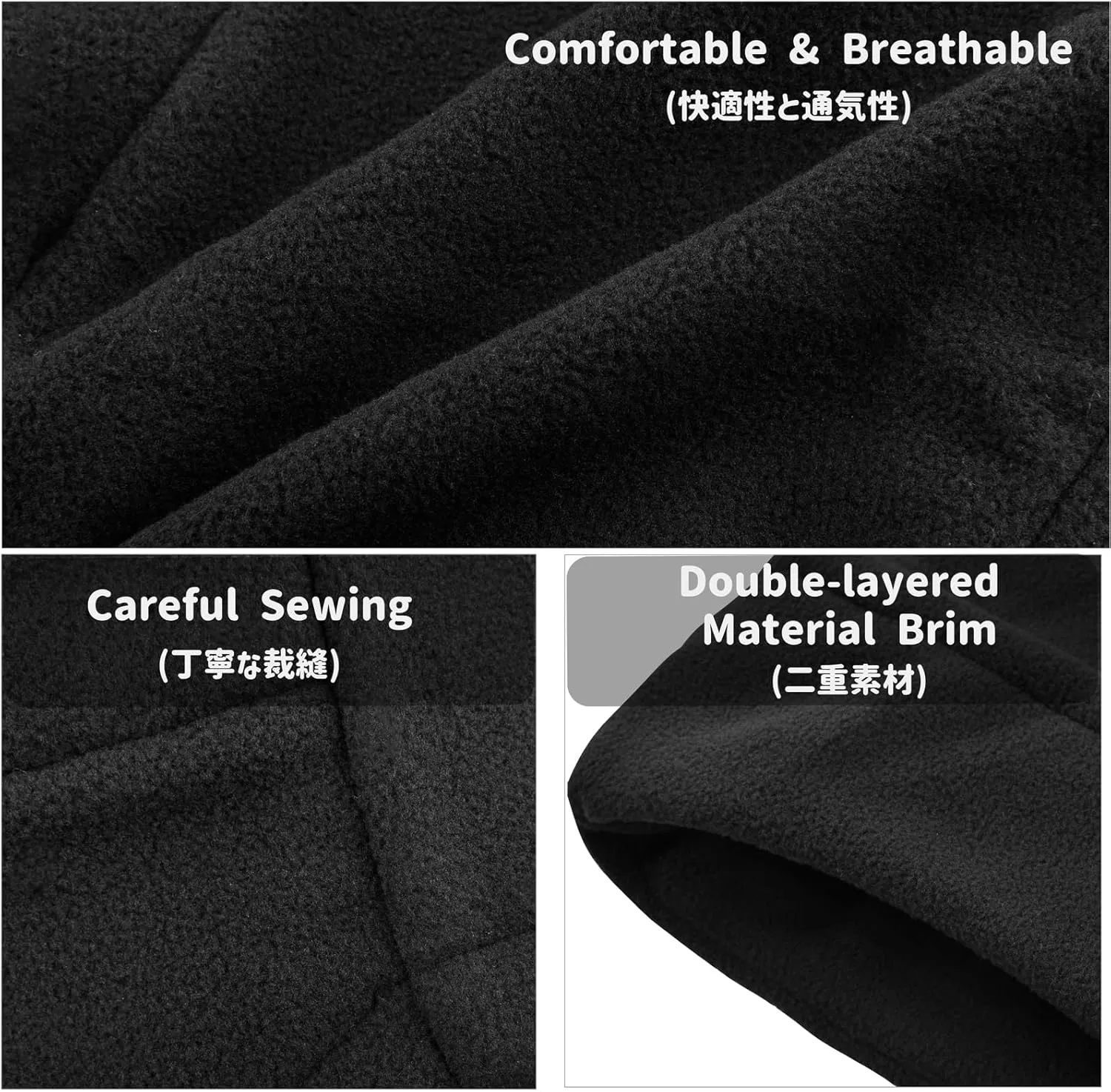 Azarxis Kids Children's Balaclava Hat Fleece Ski Face Mask Winter Cap Adjustable Double Neck Warmer