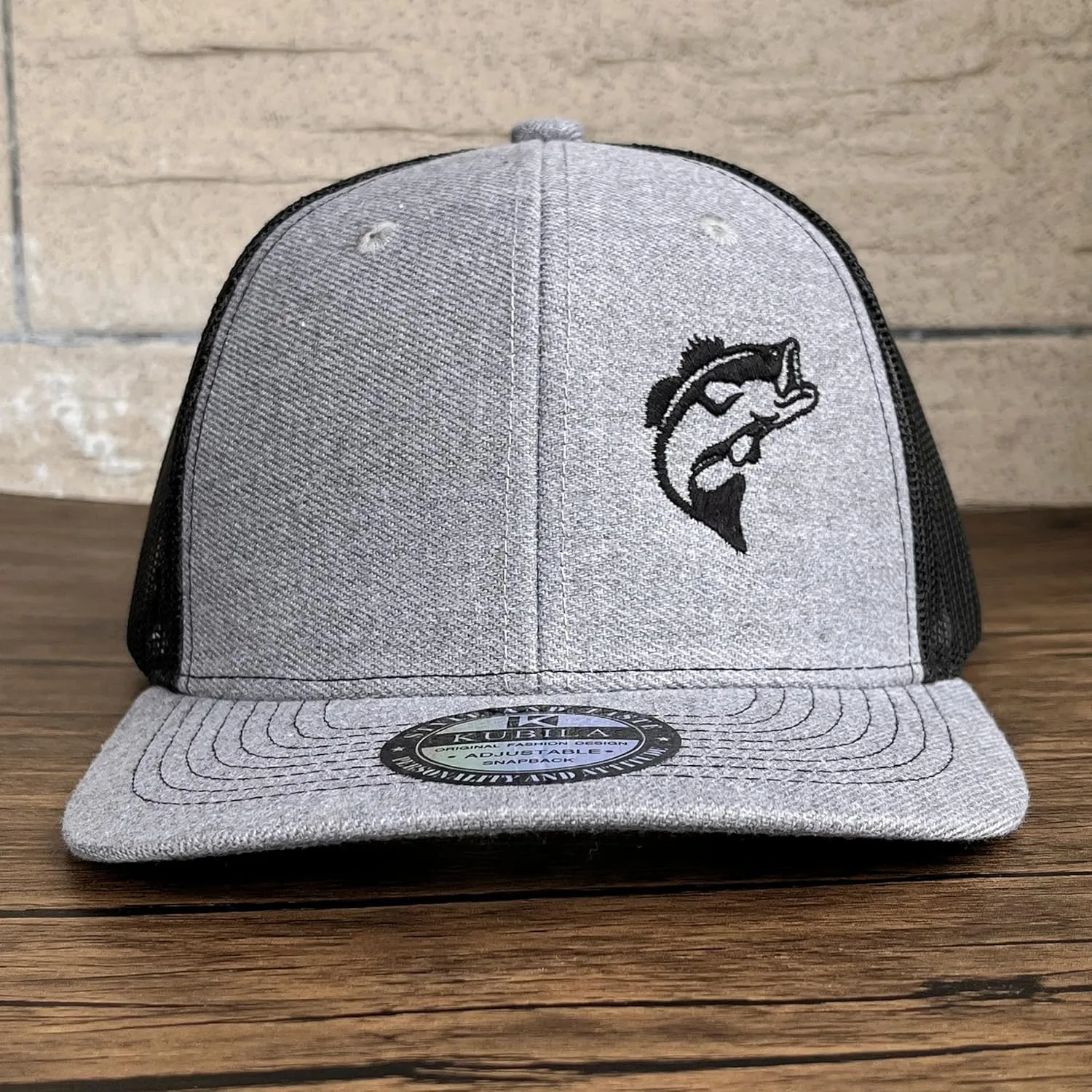 Bass Fish Hats for Men Women - Fly Fishing Gifts Dad Hat Baseball Caps