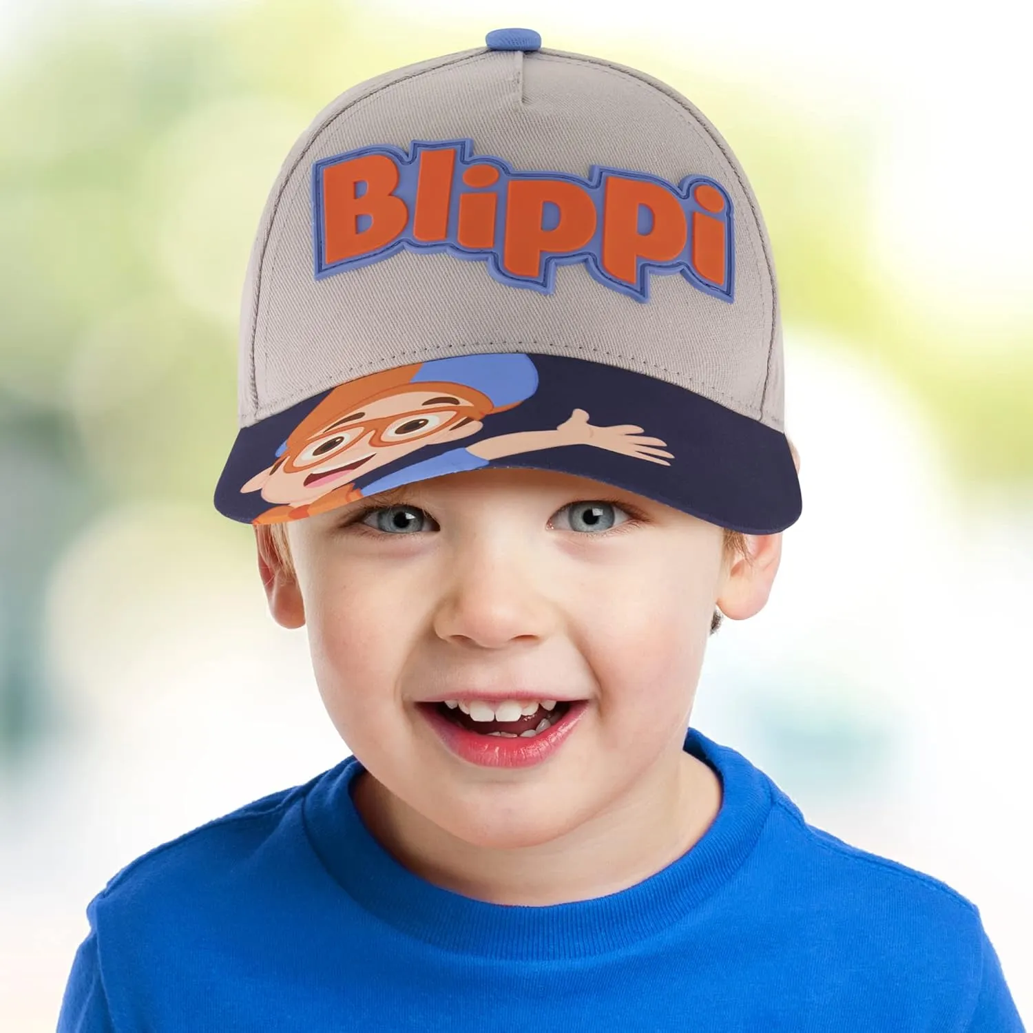 Boys' Cocomelon and Blippi Toddler Baseball Cap, Features Jj, Totom and Yoyo, Kids Hat for Ages 2-4