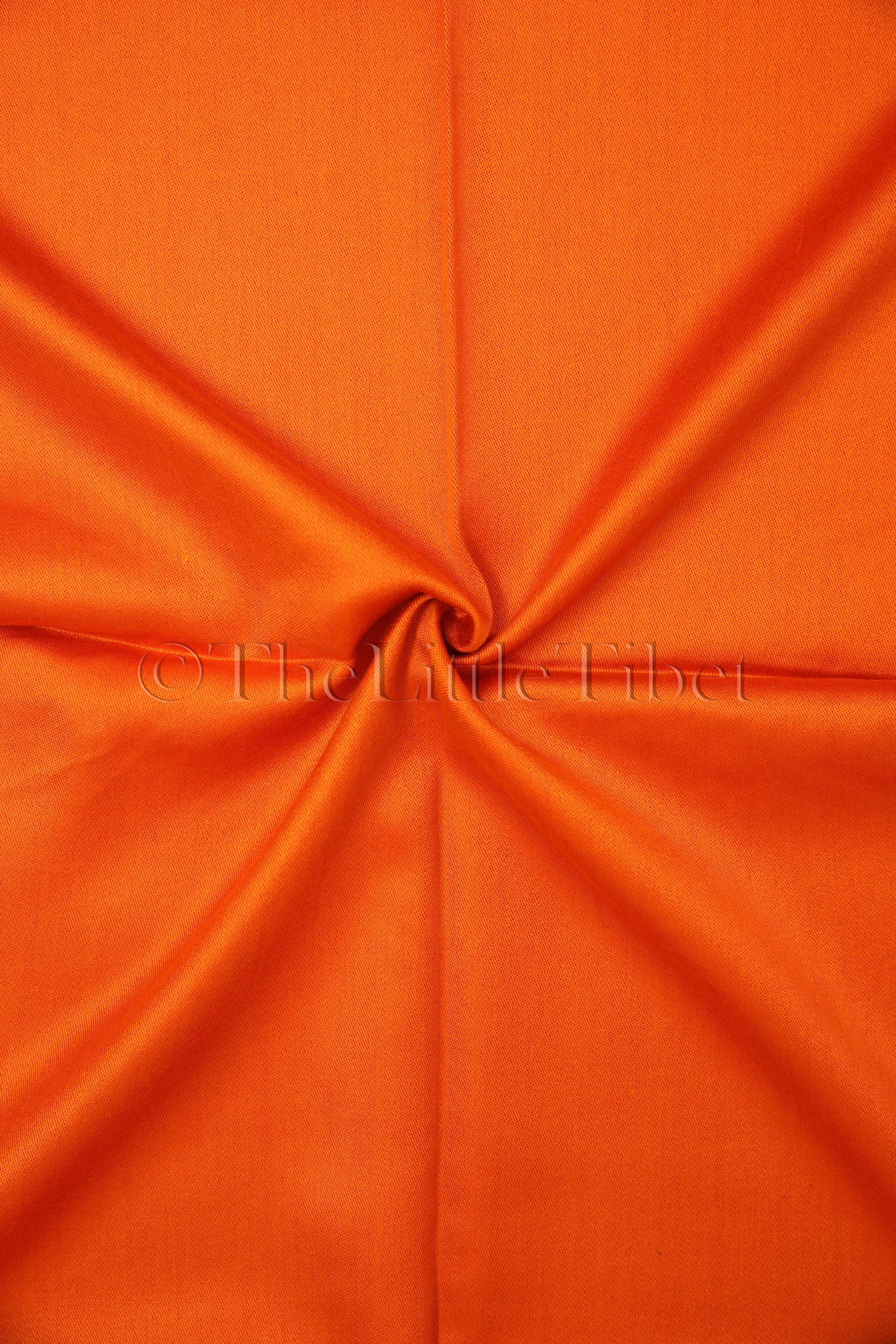 Cathy Orange Silk Scarf - TTM280