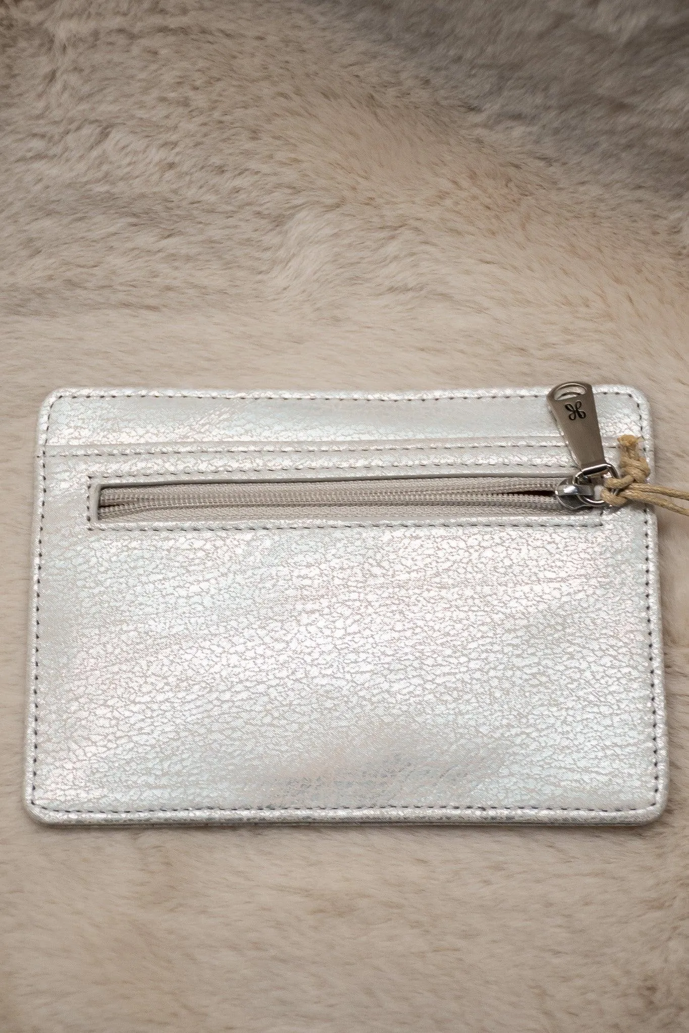 Euro Slide in Metallic Leather