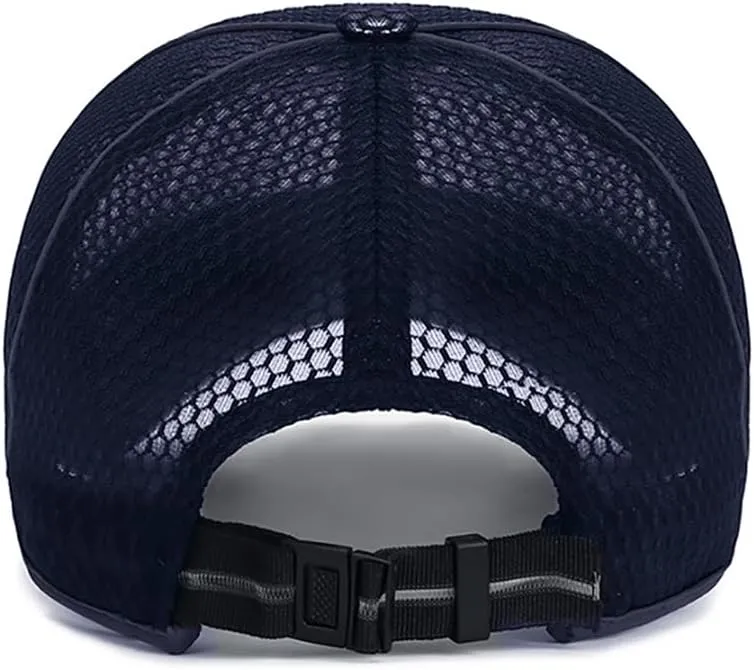FASHIXD Mesh Baseball Cap for Men Women Summer Running Sports Hat Breathable Quick Dry Trucker Hats