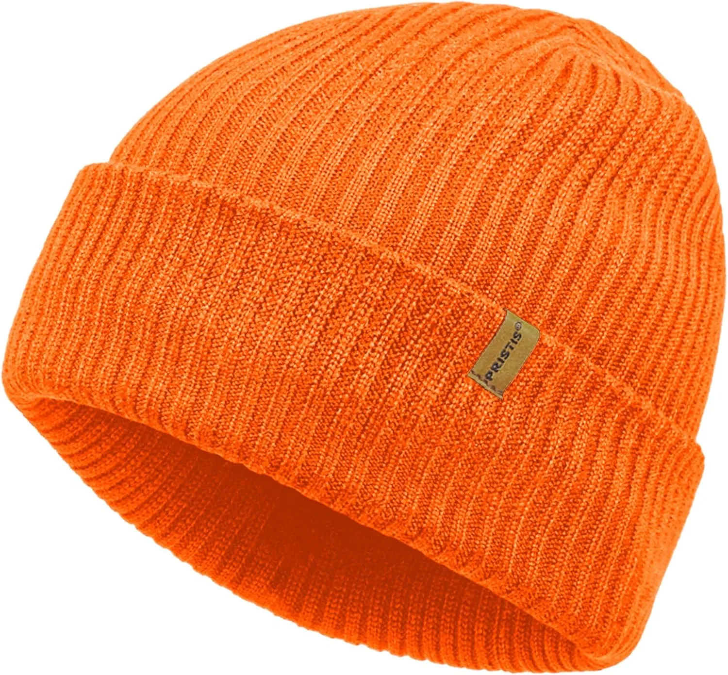 Fishing Winter Beanie Hat, Unisex Warm Soft Skull Cap, Cozy Watch Hat with Thick Lining & Double-Layer Tight Kniting