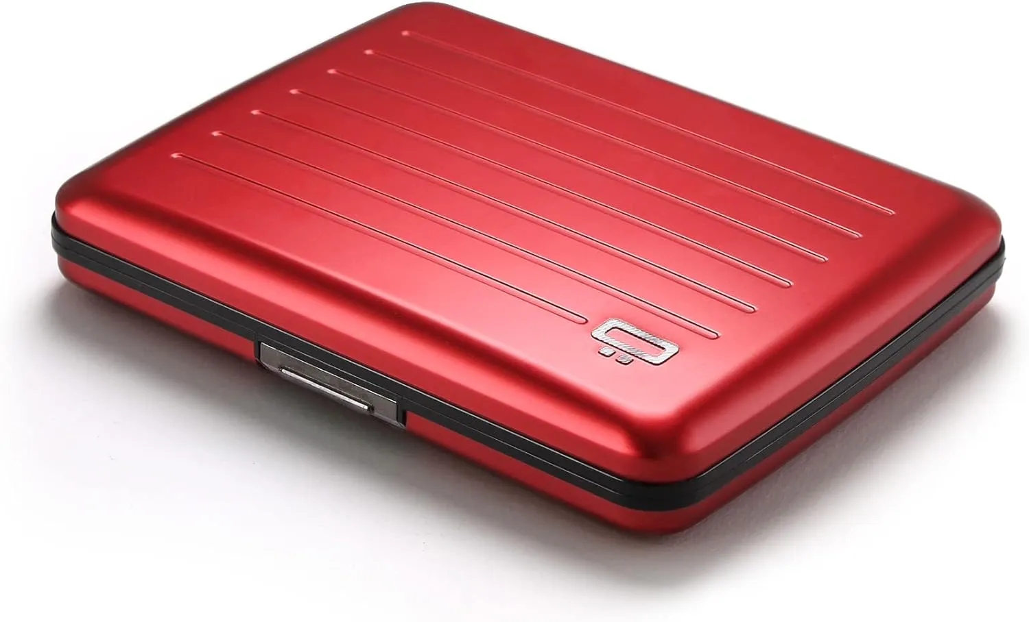 ?GON -DESIGNS- Aluminum wallet, Large capacity with metal lock, RFID Protection against fraud and demagnetization, Smart Case OSLO Large model
