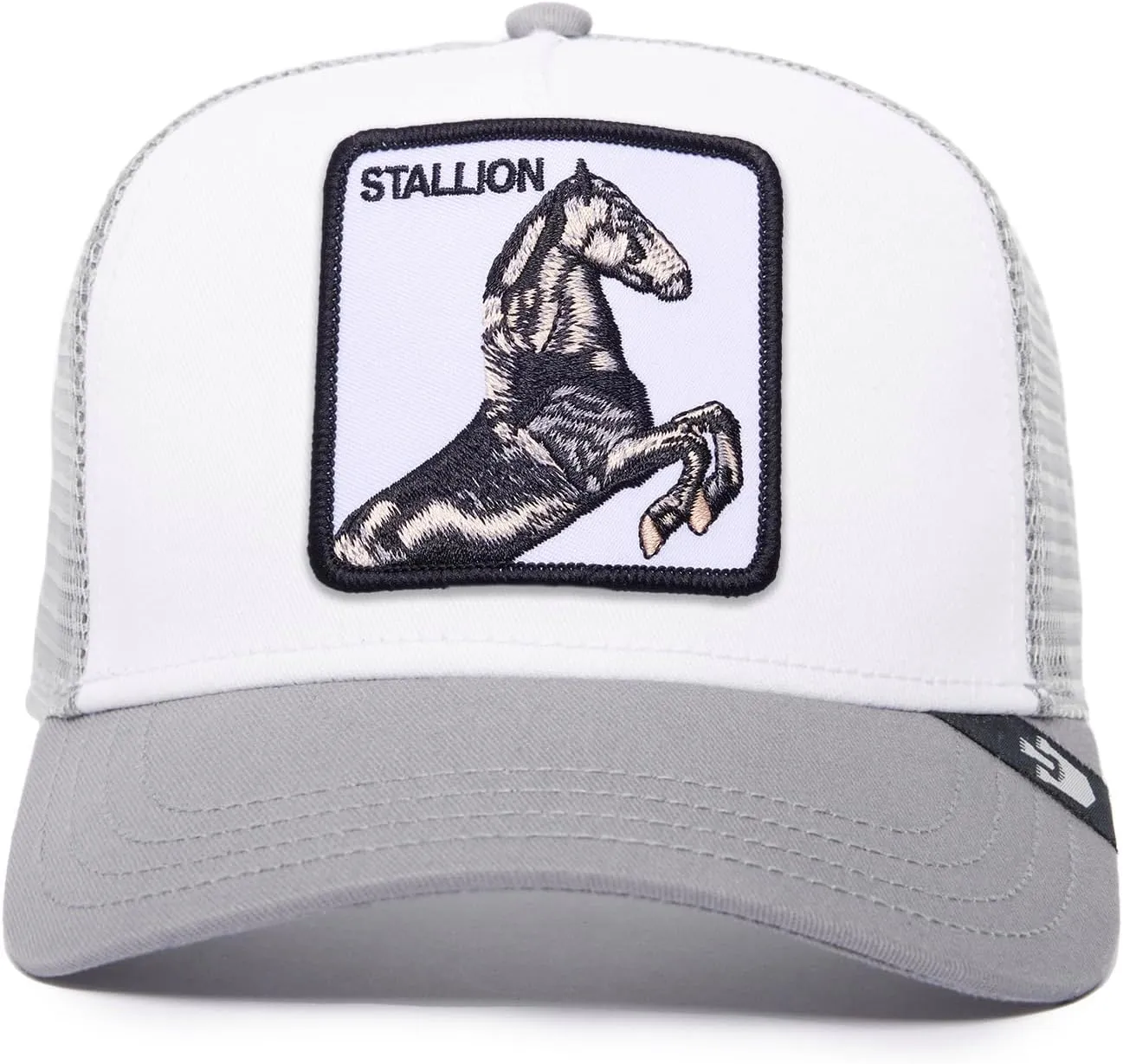 Goorin Bros. The Farm Unisex Original Adjustable Snapback Trucker Hat, The White Tiger, One Size