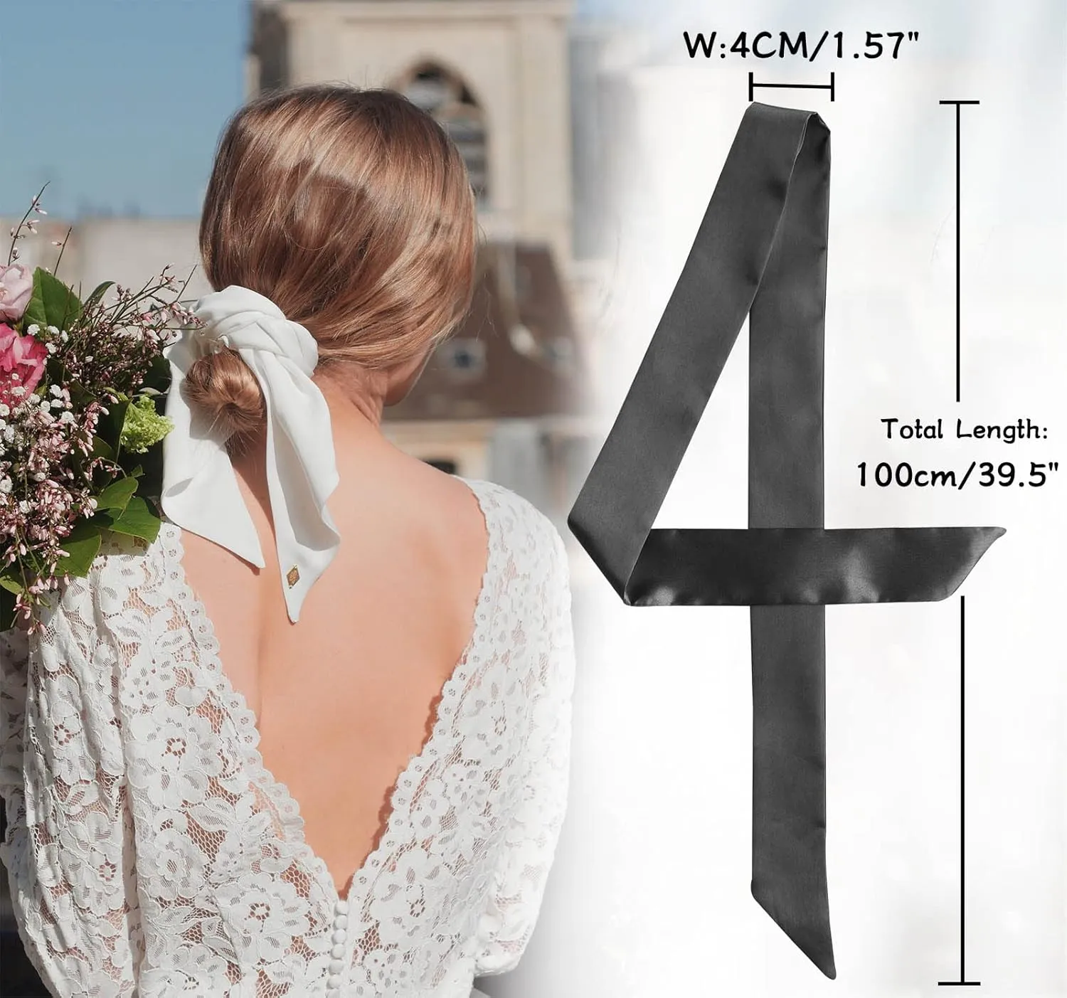 kcctoo Shiny Bag Scarfs for Women Handbag Handle Band Hair Neck Scarves Fashion Gifts