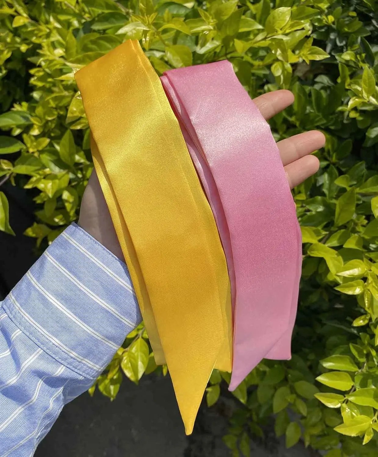 kcctoo Shiny Bag Scarfs for Women Handbag Handle Band Hair Neck Scarves Fashion Gifts