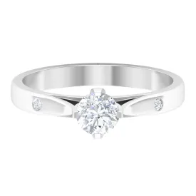 Lab Grown Diamond Solitaire Promise Ring