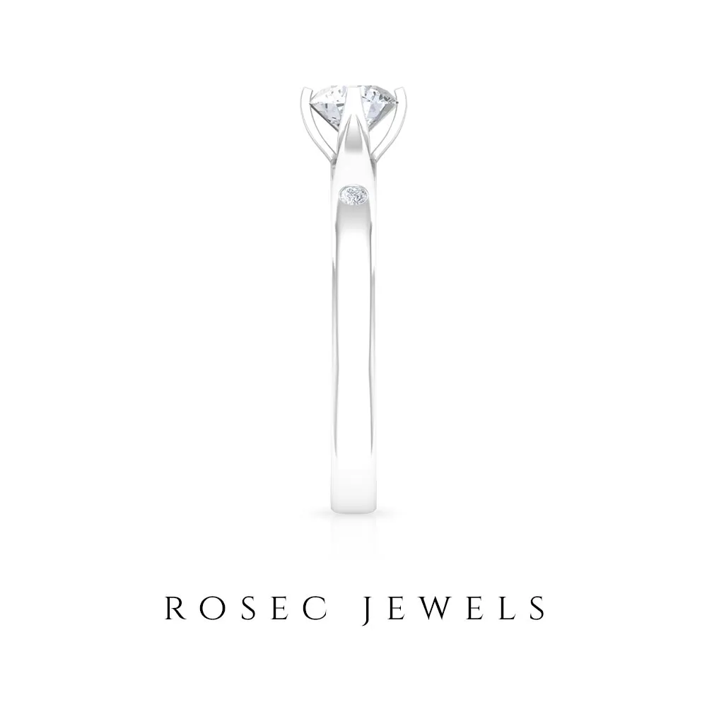 Lab Grown Diamond Solitaire Promise Ring