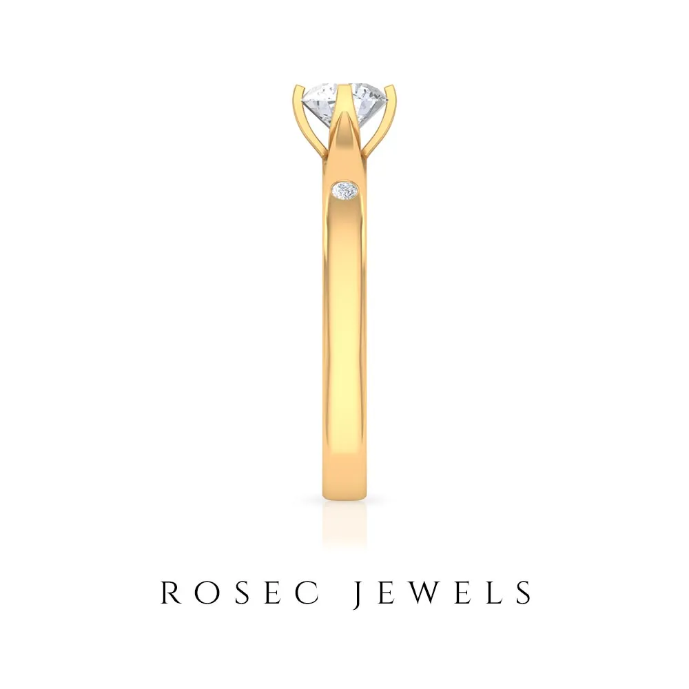 Lab Grown Diamond Solitaire Promise Ring