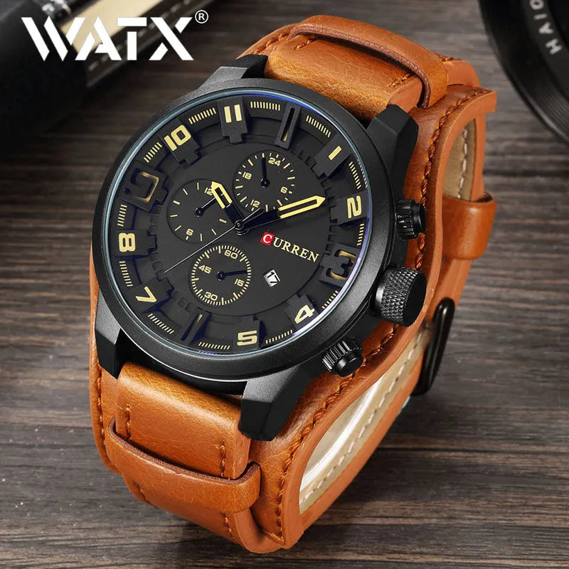 Leather Sports Wristwatch Number 31