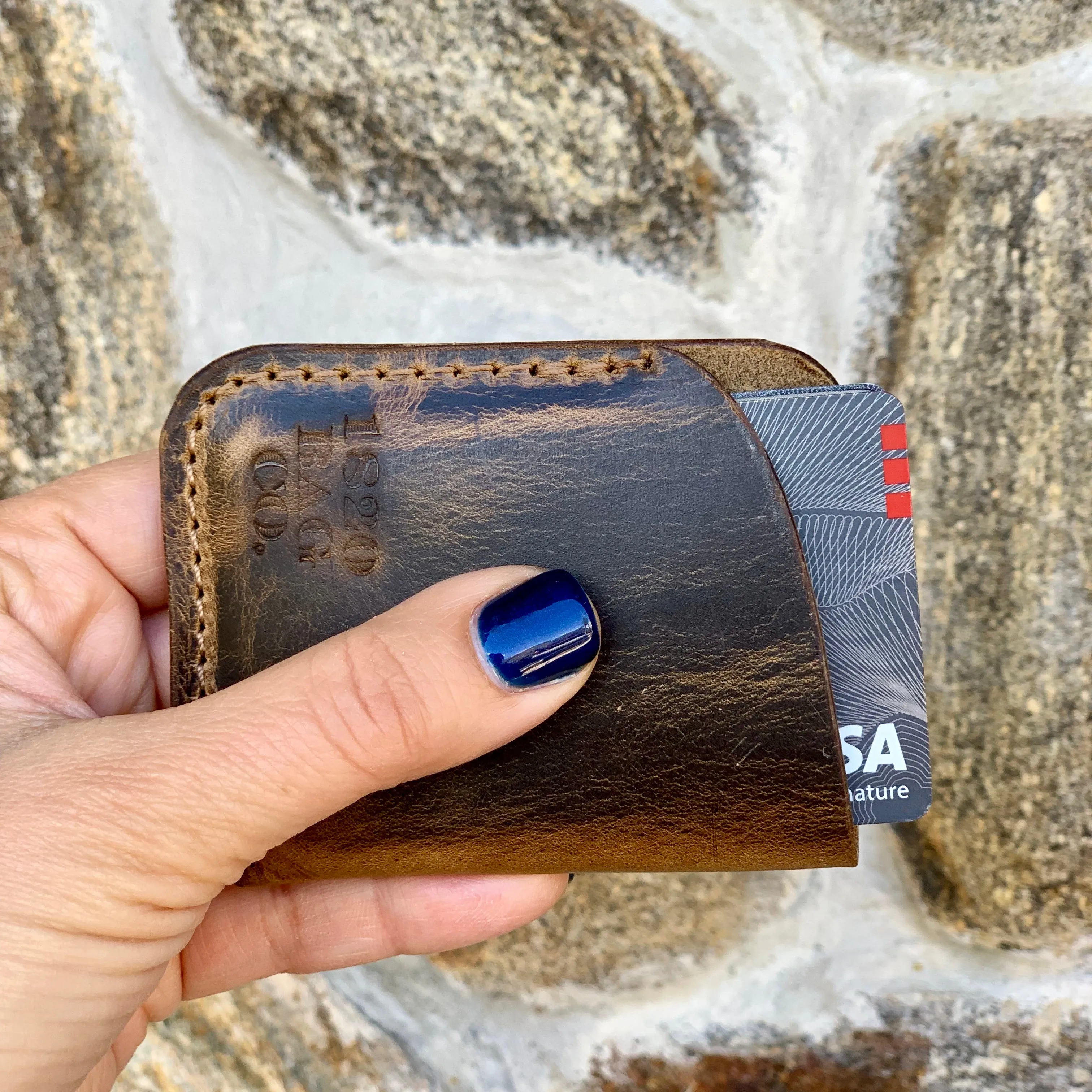 Milton Leather Slim Sleeve Wallet