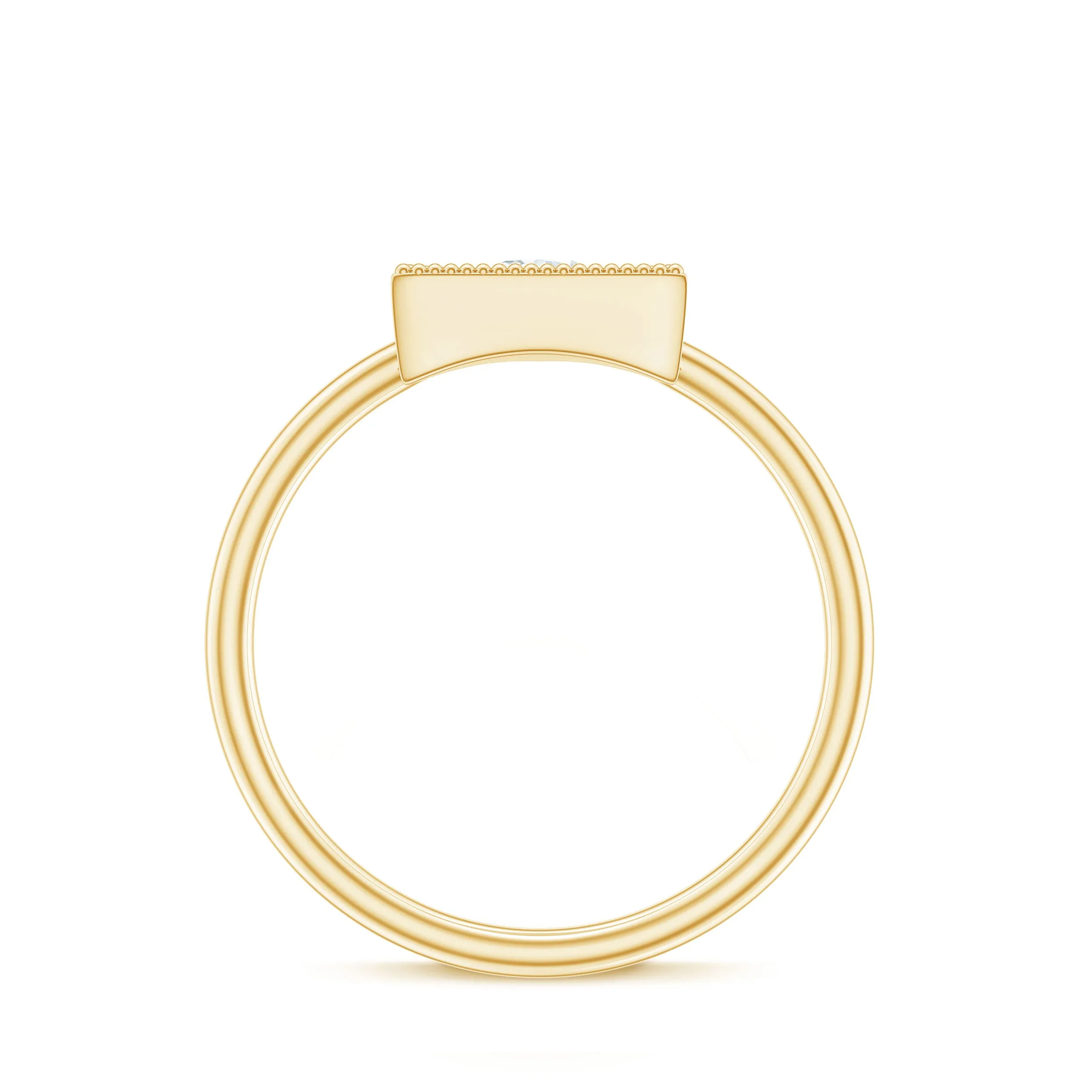 Natural Diamond Dainty Triangle Promise Ring