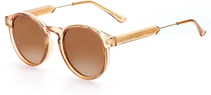 Round Polarized Sunglasses