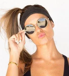 Round Sunglasses (For Men & Women, Black, Black)