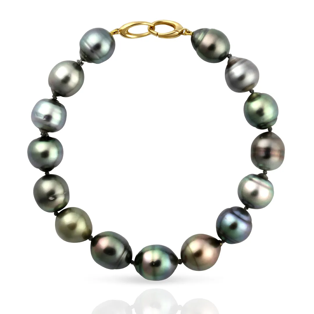Tahitian Pearl Bracelet - Circled 18cm - STBRYGCL0011