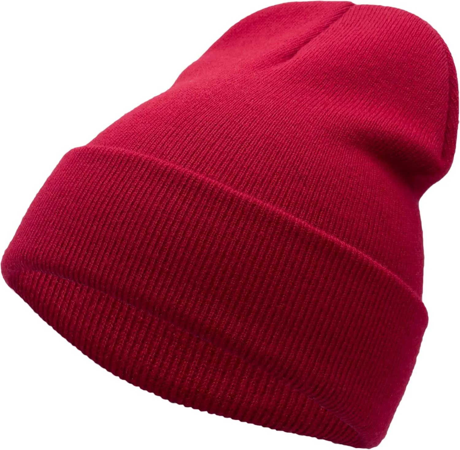 Unisex Knit Soft Warm Cuffed Beanie Hat Winter Camo Hats for Men Women