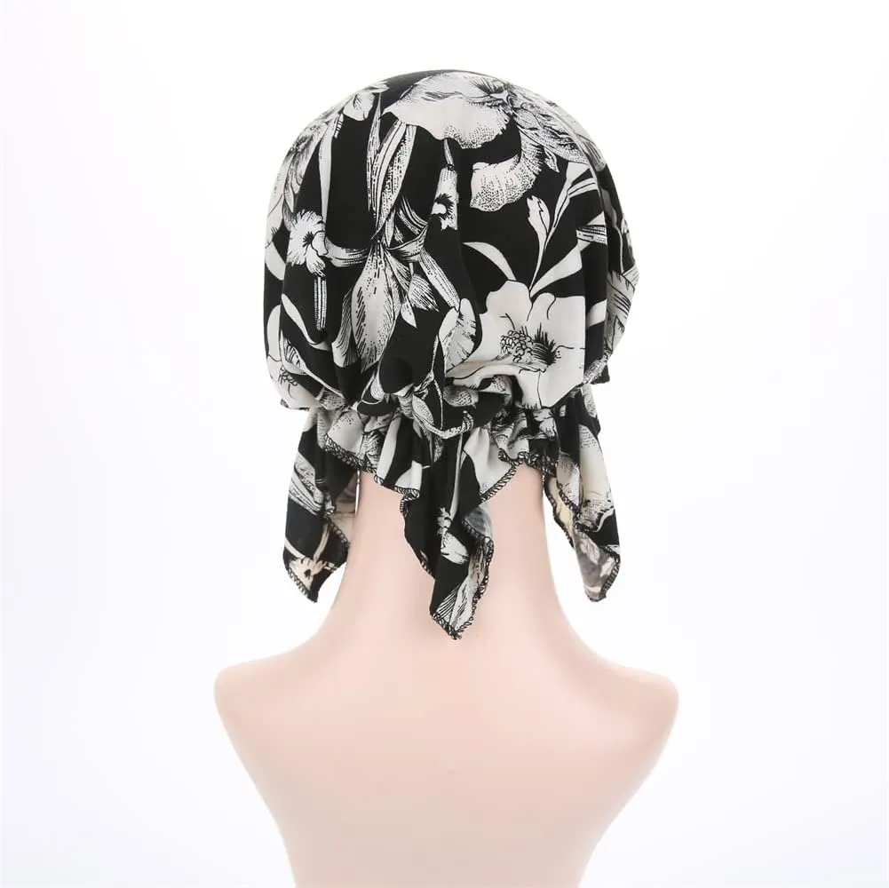 Women's Pre Tied Bandana Turban Head Scarf Chemo Beanie Headwraps Headwear Hair Hair Loss