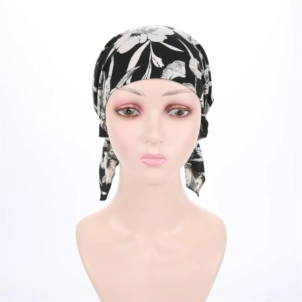 Women's Pre Tied Bandana Turban Head Scarf Chemo Beanie Headwraps Headwear Hair Hair Loss